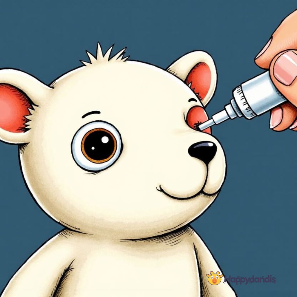 How to fix an eye on a stuffed toy (Quick fix!)