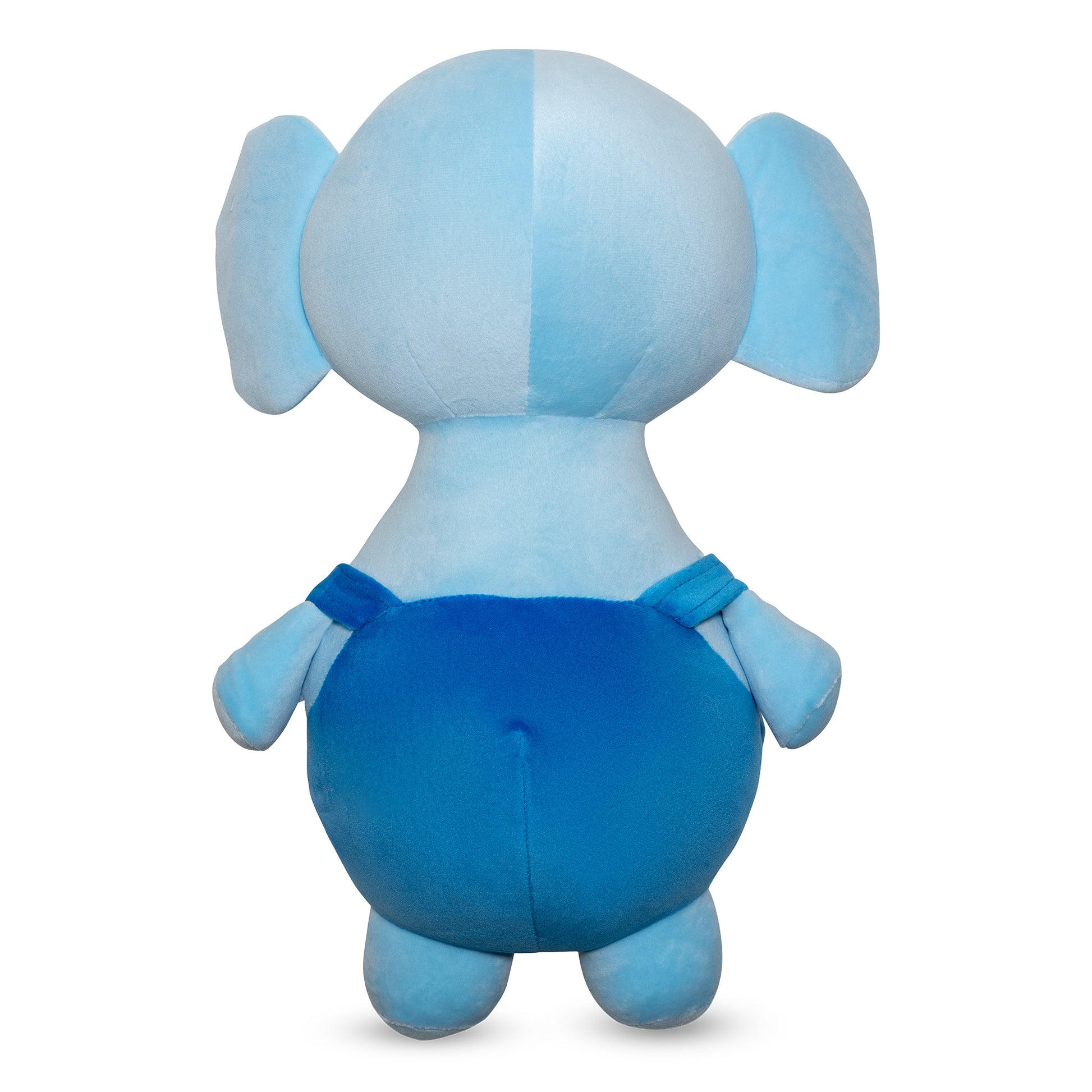 Back view of Happydandis elephant stuffed animal plush toy