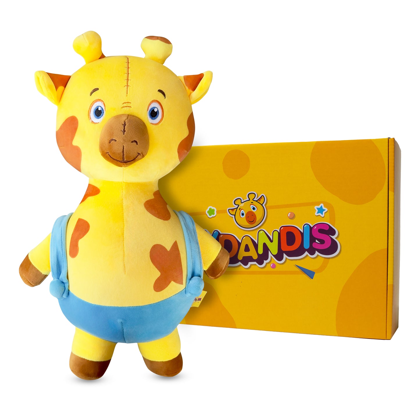  Giraffe stuffed animal plush toy with branded Happydandis gift box